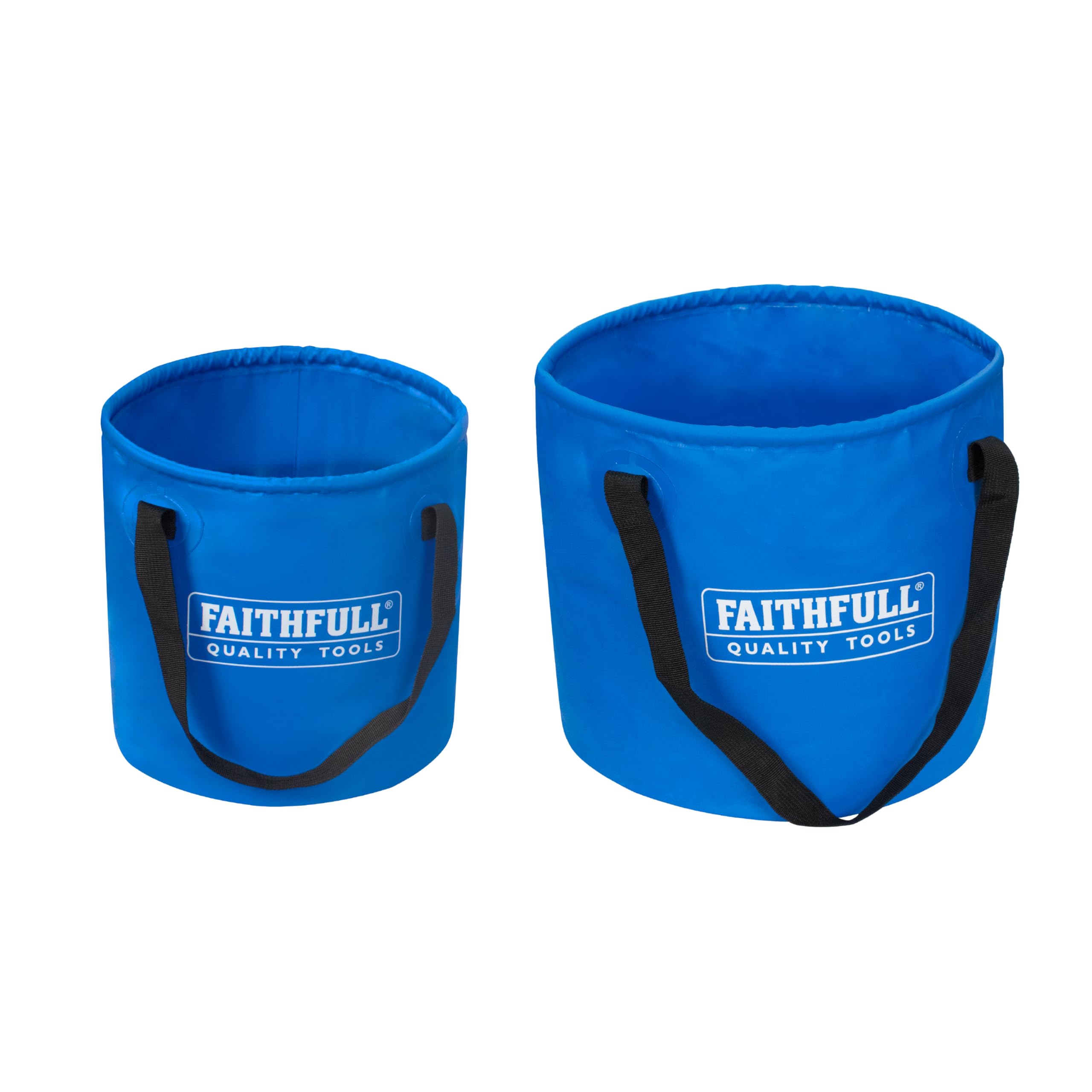 Faithfull 12L & 20L Collapsible Buckets
