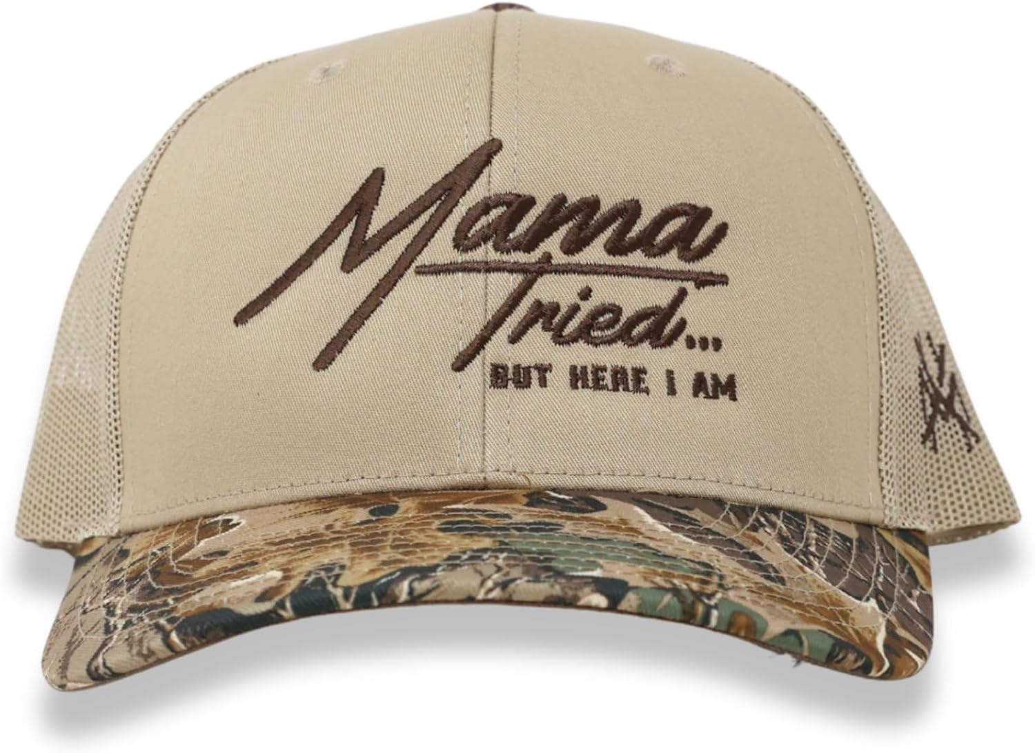 The Mad Hatter, Men & Women's Trucker Hat, Premium Adjustable Snapback for Everyday Wear, Mama Tried