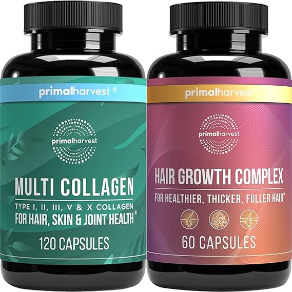 Collagen & Hair Growth Capsules Supplements for Women and