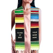 Personalized Kente Cloth Graduation Stole & Sash for Class of 2026