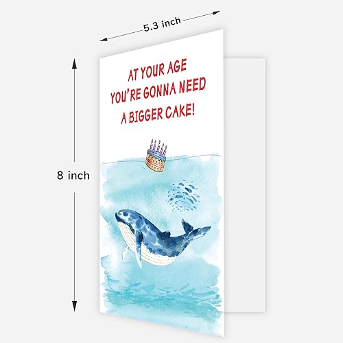 Miniatura 2 de Tarjeta de cumpleaños para niños y niños, bonita tarjeta de cumpleaños de ballena para sobrino, sobrina, tarjeta de feliz cumpleaños para hijo e