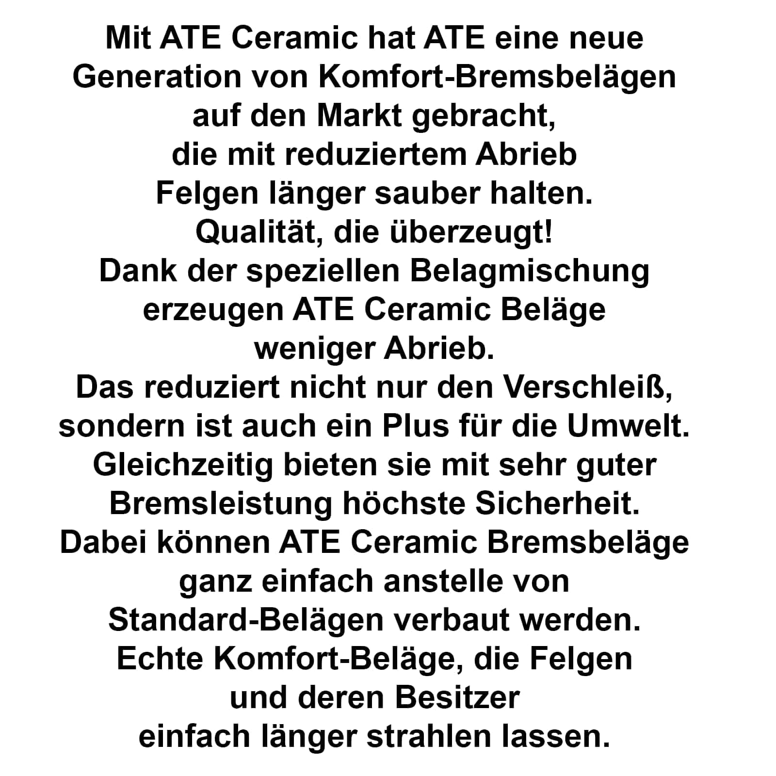 ATE Bremsscheiben 234mm + Ceramic hinten | 24.0110-0324.1 + 13.0470-5781.2 Kompatibel mit Picanto II (ta)