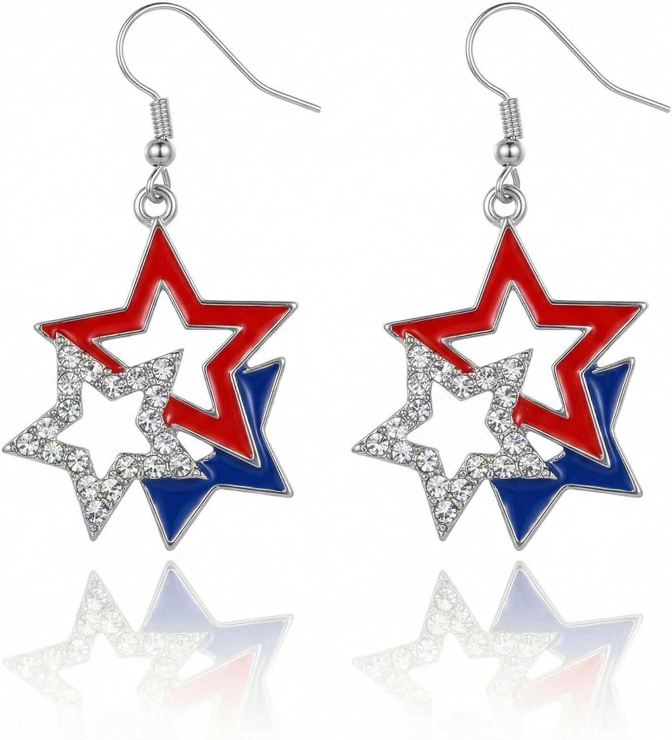 Halloween, Christmas, 4th of July Patriotic Earrings, Holiday Earrings Independence Day Stud Dangle Drop Earrings Hook Fashion Jewelry Gift for Women