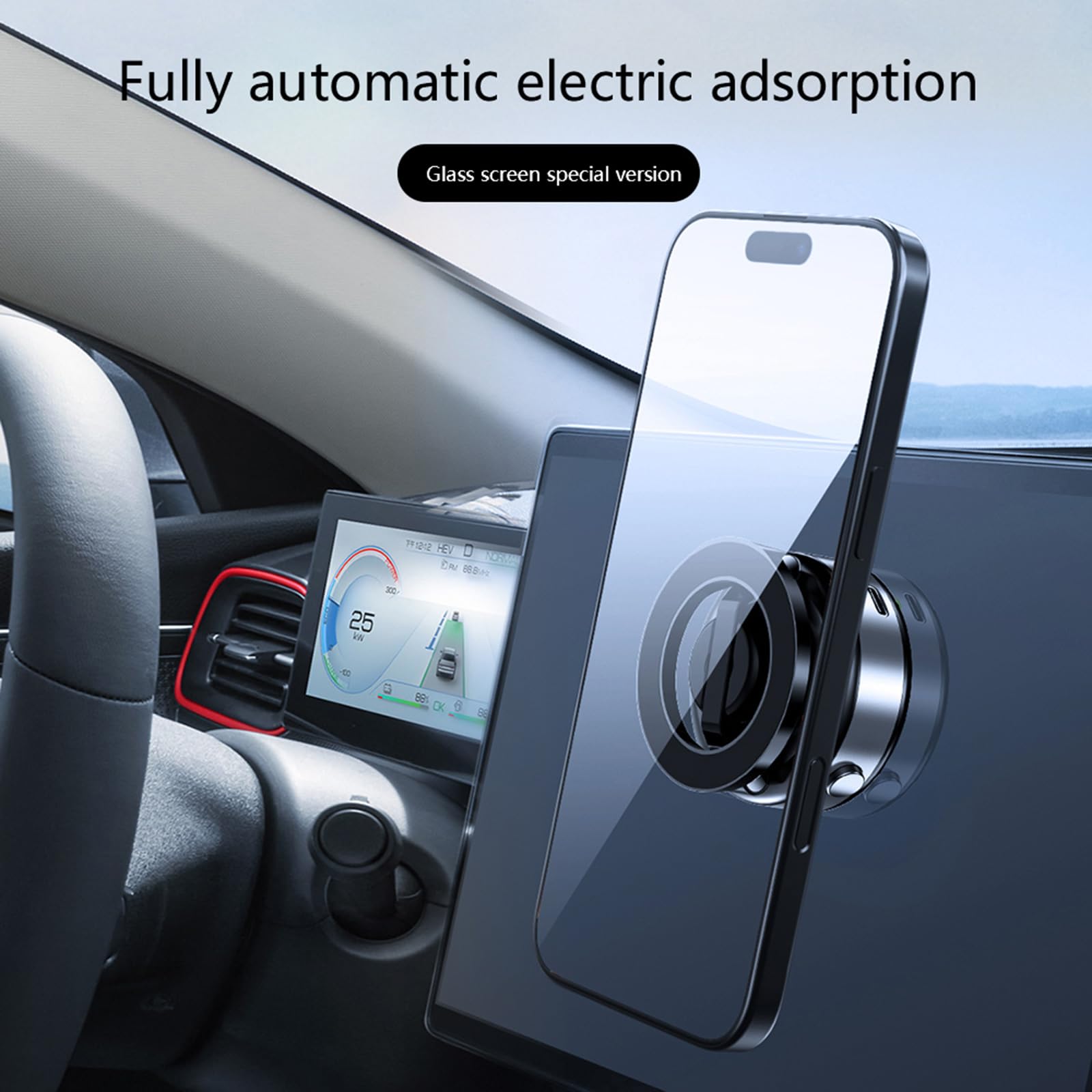 Soporte de montaje para coche, rotación de 360 grados, antideslizante, ajustable, soporte para tablero de parabrisas, navegación de teléfono, soporte de teléfono de viaje