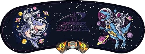 Miniatura 7 de Speed Stacks  Competitor de apilamiento deportivo llama negra - 12 tazas vástago de sujeción con temporizador GX y alfombrilla  Aprobado por la WSSA