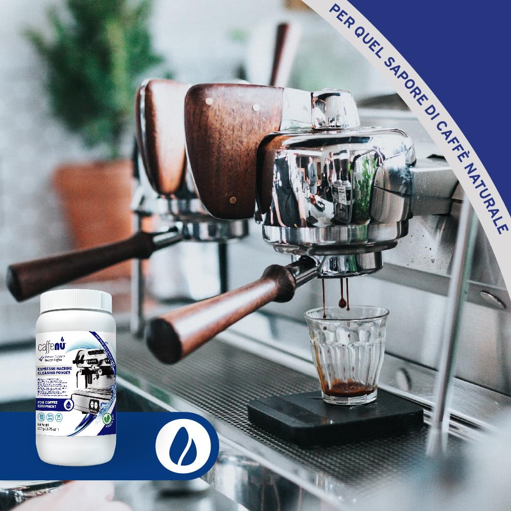 Polvere detergente per macchina da caffè, 900 g, parte degli accessori del tuo barista, detergente per espresso, polvere detergente per testa di gruppo. Utilizzare sulla tua macchina