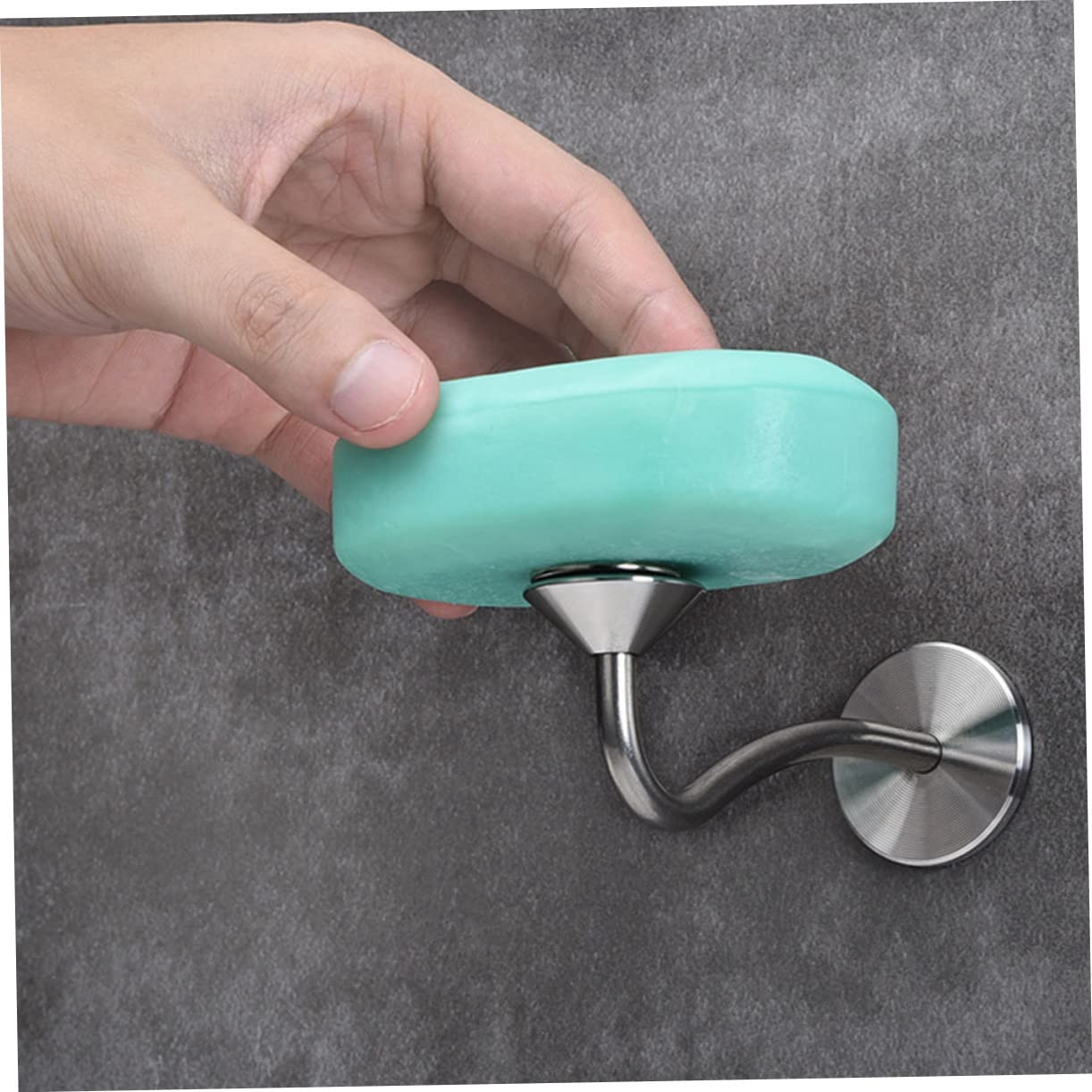 5 Juegos De Elegantes Jaboneras De Acero Inoxidable Soporte Magnético para Jabón De Pared para Baño para Un Espacio Limpio 4 Unidades X 5
