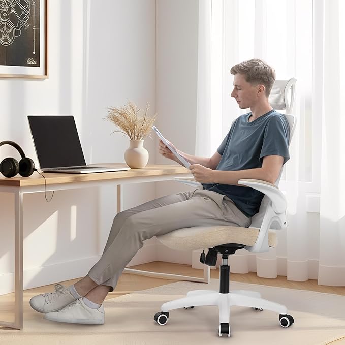 Silla de Oficina Ergonómica con Respaldo de Malla y Apoyabra miniatura 8