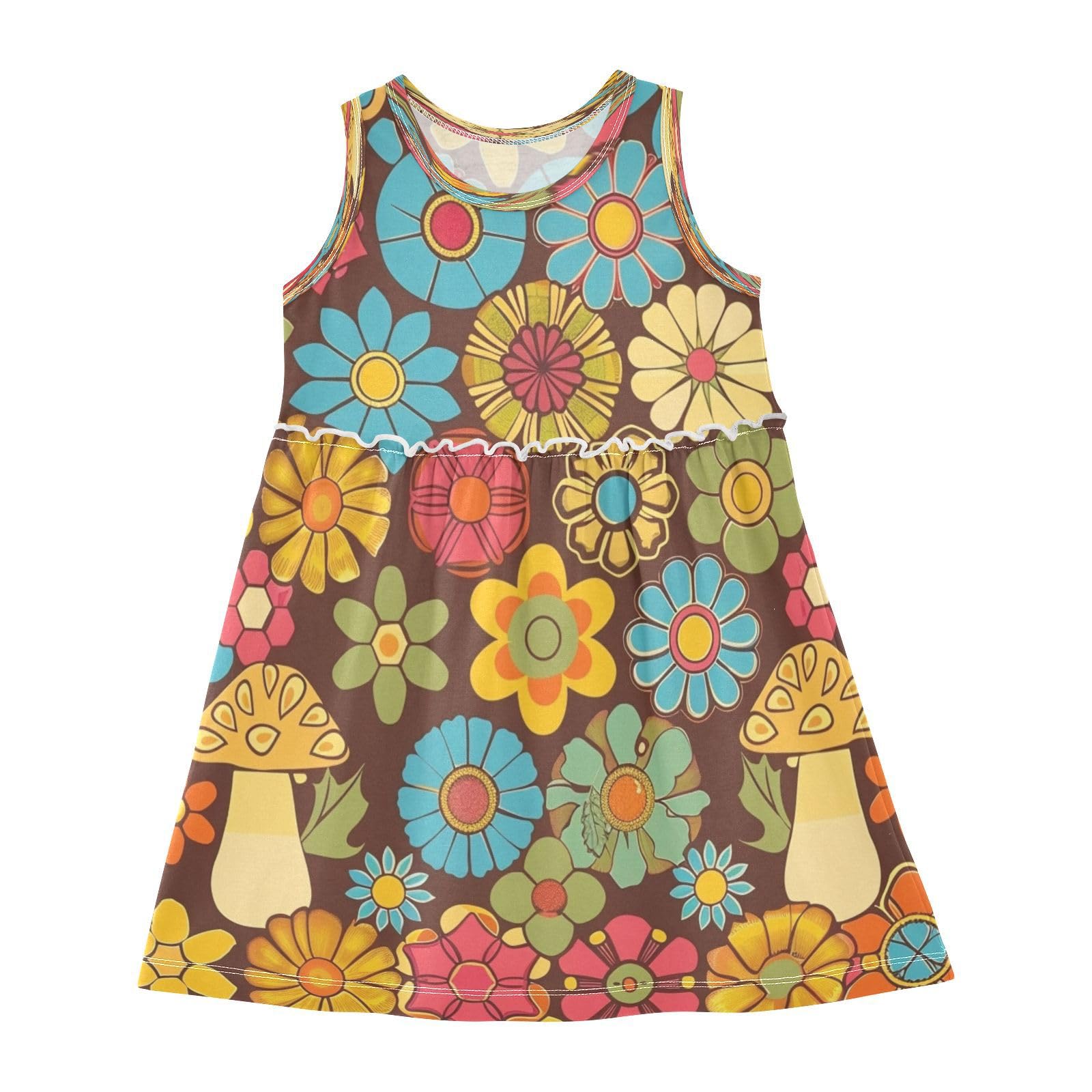 Baby Girl Dress Toddler Girl Clothes Sleeveless Summer Dresses Shark Tooth Jaws for Girl