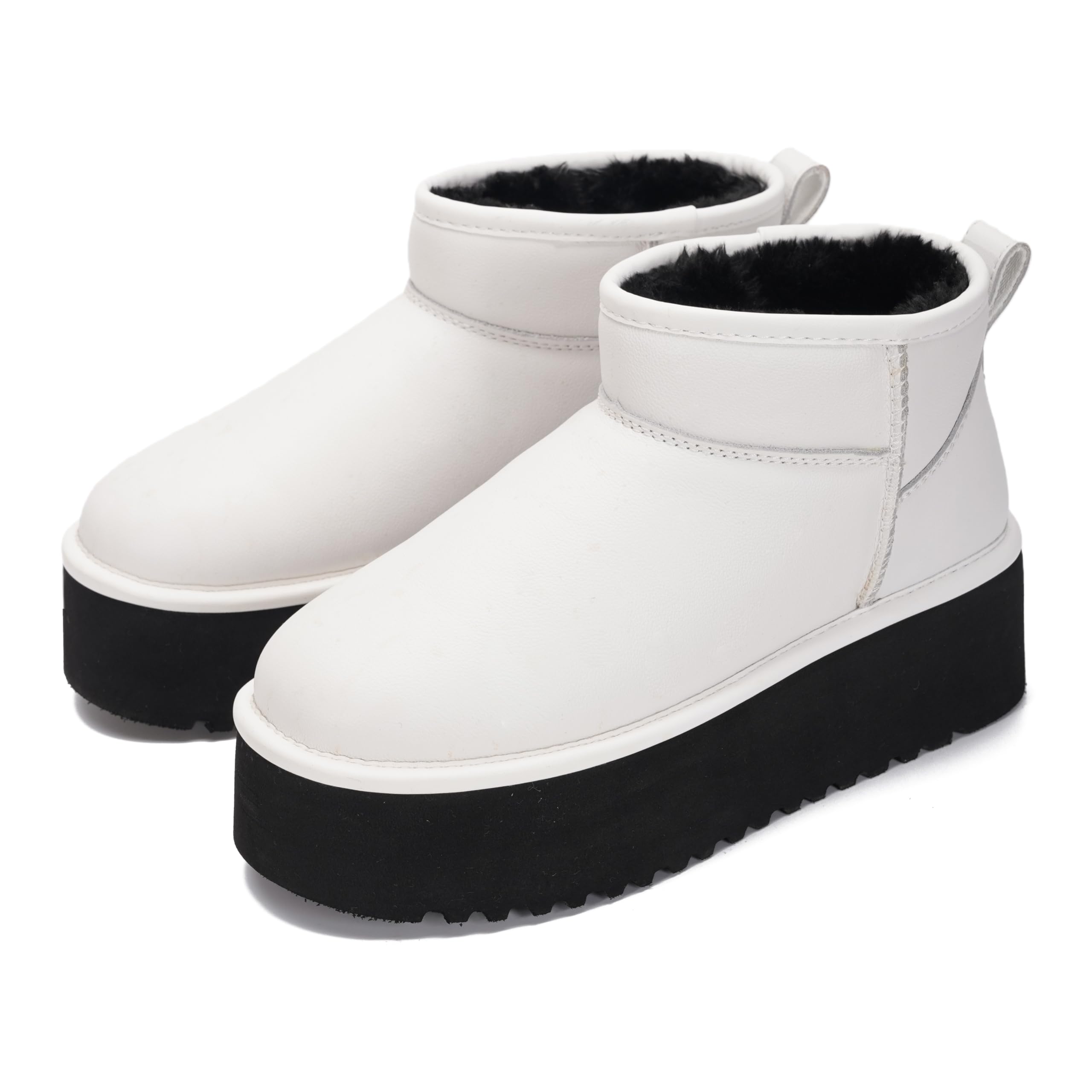 Project Cloud 100% Genuine Leather Ankle Boots for Women - Anti-Slip Memory Foam Insole Womens Boots - Lightweight Winter Womens Shoes, Ankle Booties