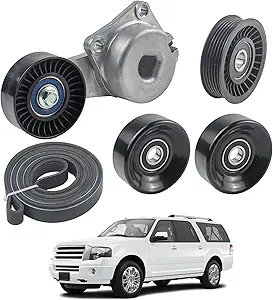 YzusGomumu Serpentine Belt Tensioner and Idler Kit for Ford F-150