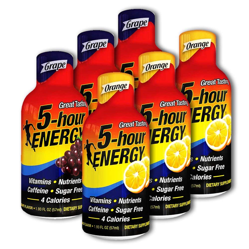 5 Hour Energy, 12 Grape + 12 Orange, 24 Count