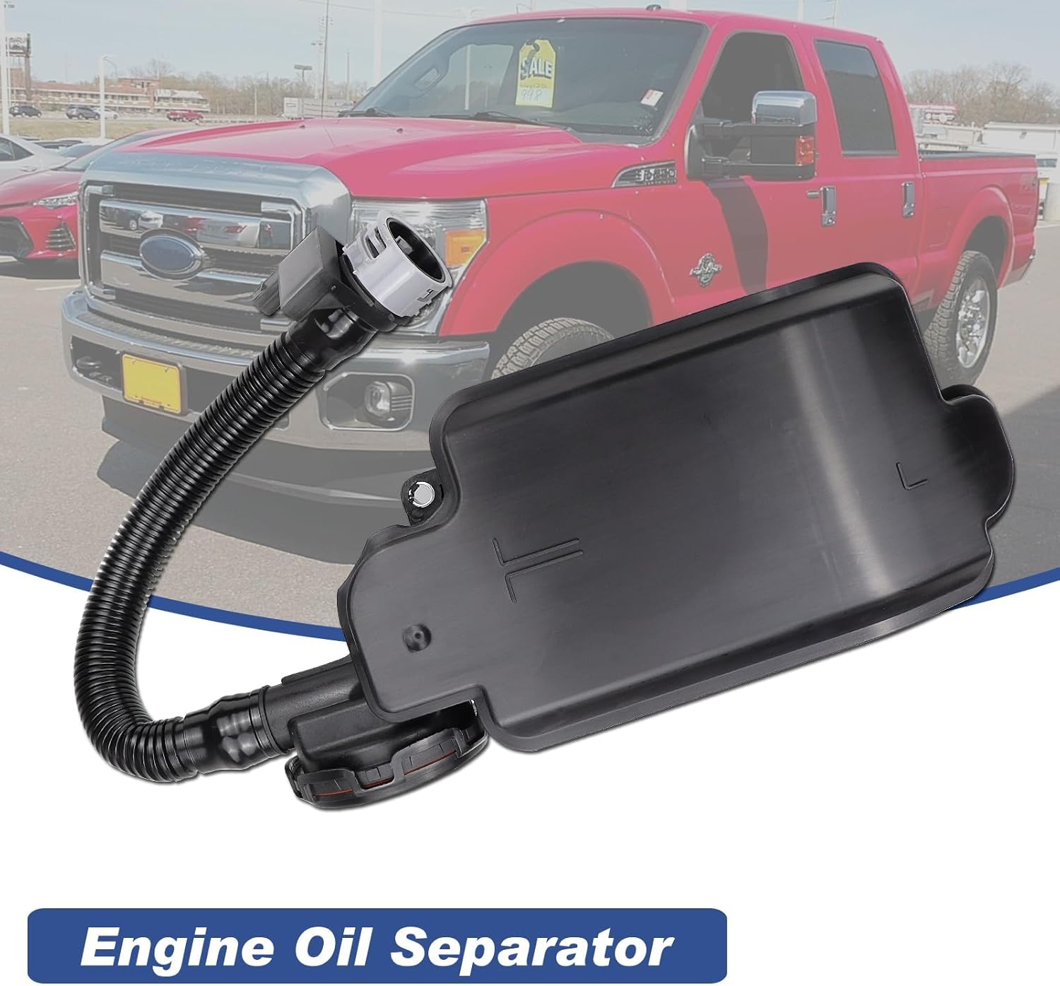 DC3Z6A785C Oil Separator Compatible with 2011-2016 Ford F250 F350 F450 F550 Super Duty 6.7L V8 Diesel Powerstroke Diesel PCV CCV Vent Valve Engine Crankcase