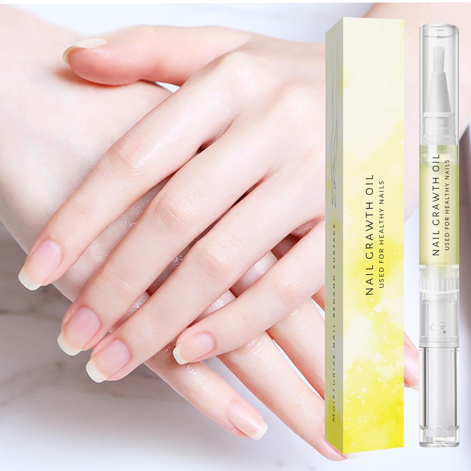 2 Confeziona Olio Per La Crescita Delle Unghie, Olio Di Crescita Delle Unghie Cosmetiche, Con 'albero Del Tè, Vitamina E E Aloe, Per Idratare E Riparare