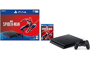 Sony PlayStation 4 Slim 1TB Marvel's Spider-Man PS4 Bundle with 2 Controllers