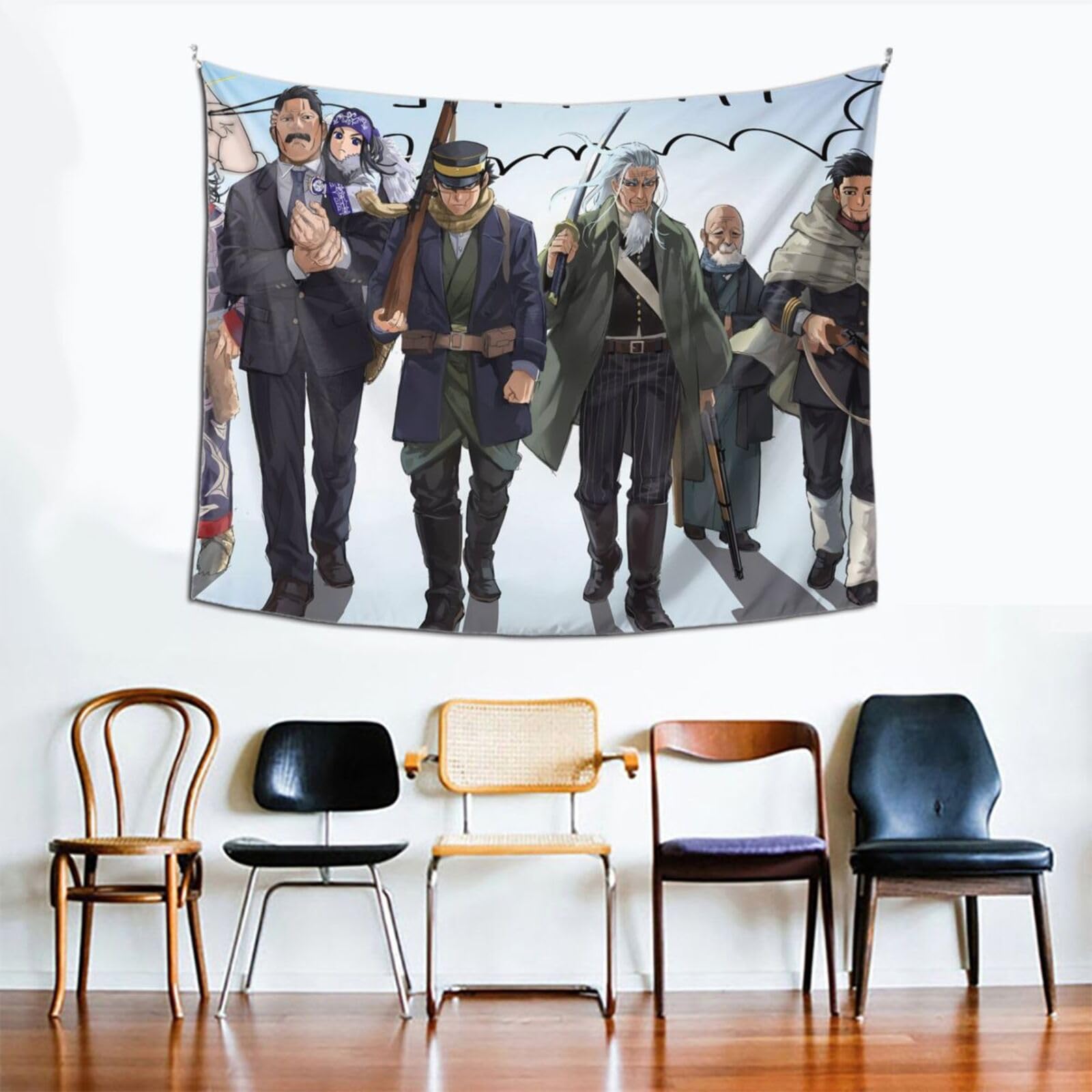 Amazon.co.jp: ゴールデンカムイ タペストリー インテリア ホーム装飾