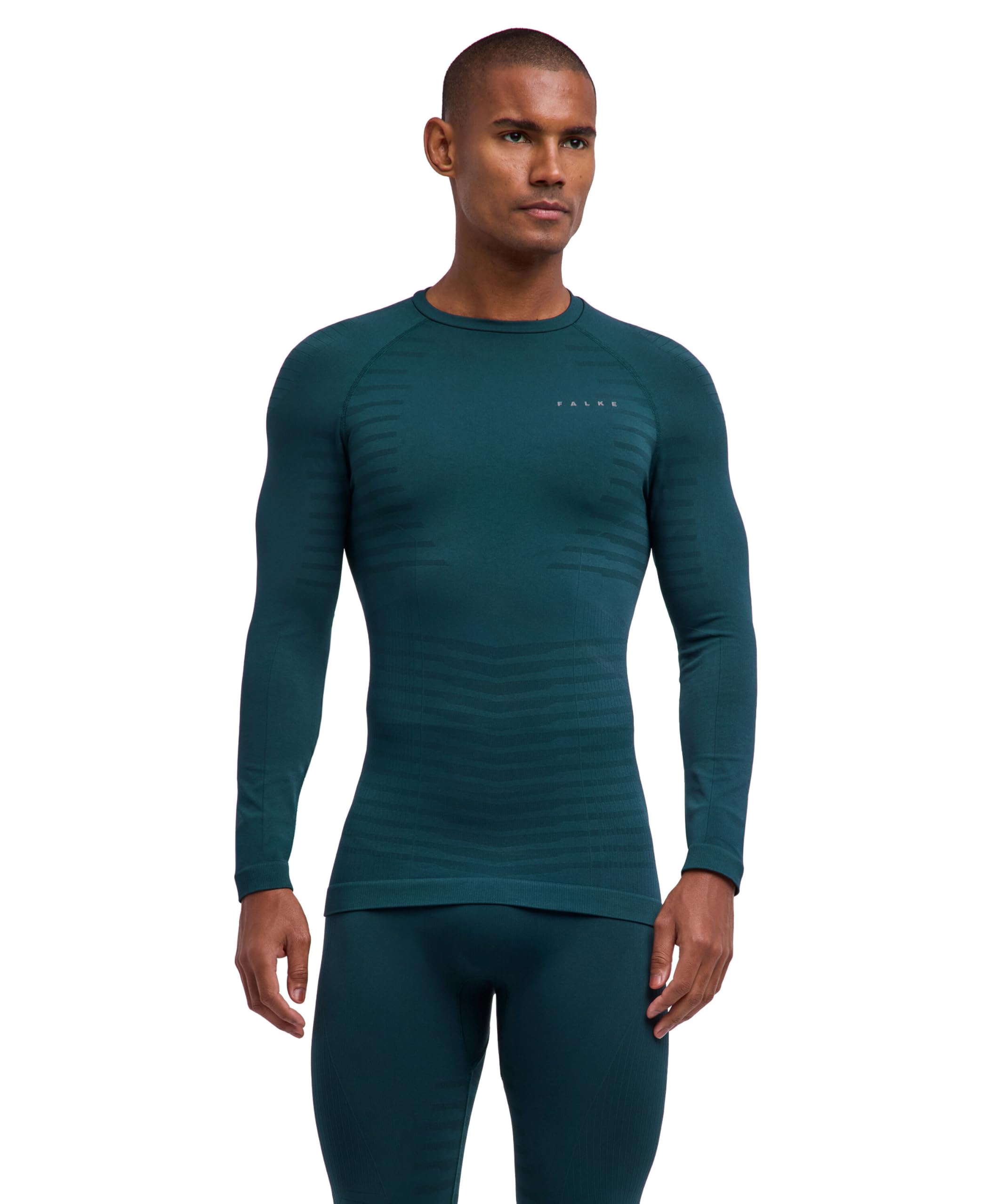 FALKE Mężczyźni Maximum Warm Round Neck szybkoschnące termoaktywne