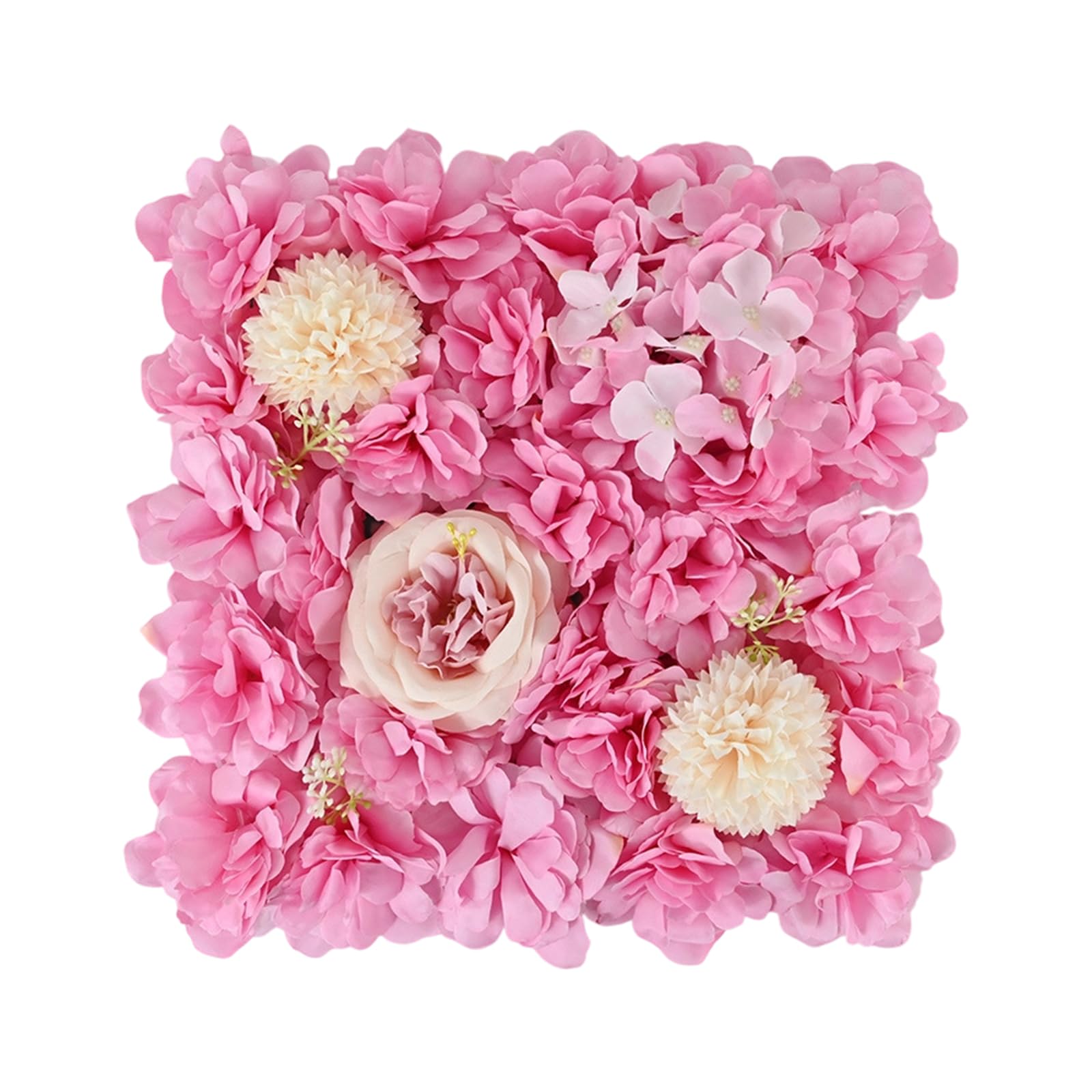 Nucelit Artificial Floral Backdrop Wall Panel Silk Roses Flower for Photography Studio and Ceremony Decoration Flower Wall Panel