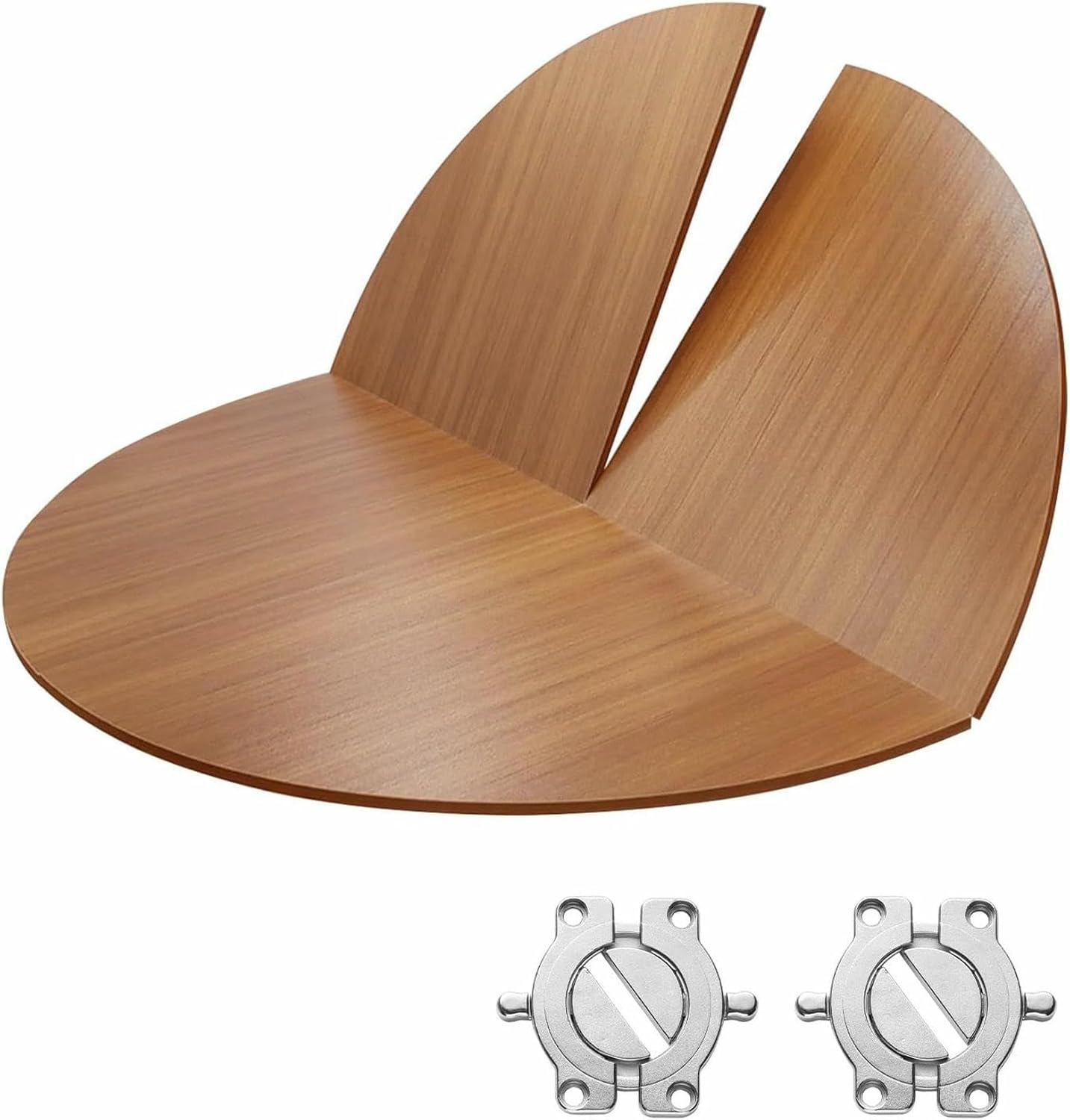 Large Round Foldable Table Top Only; Diameter Wood Replace Table Top Space Saving Temporary Folding Desktop Extender Catering Banquet Party Tables No Legs Easy