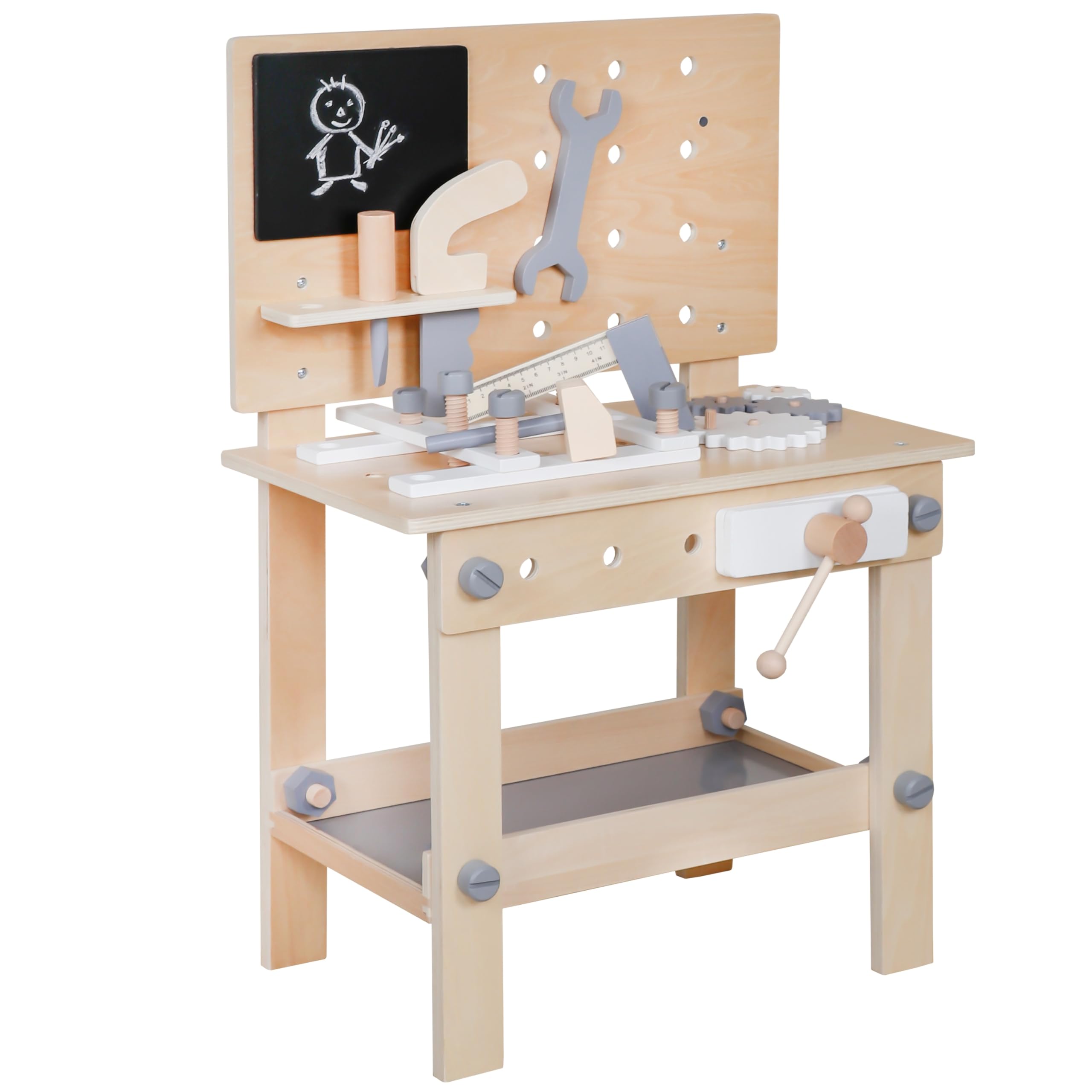 Établi créatif - Pour enfants - Avec outils en bois