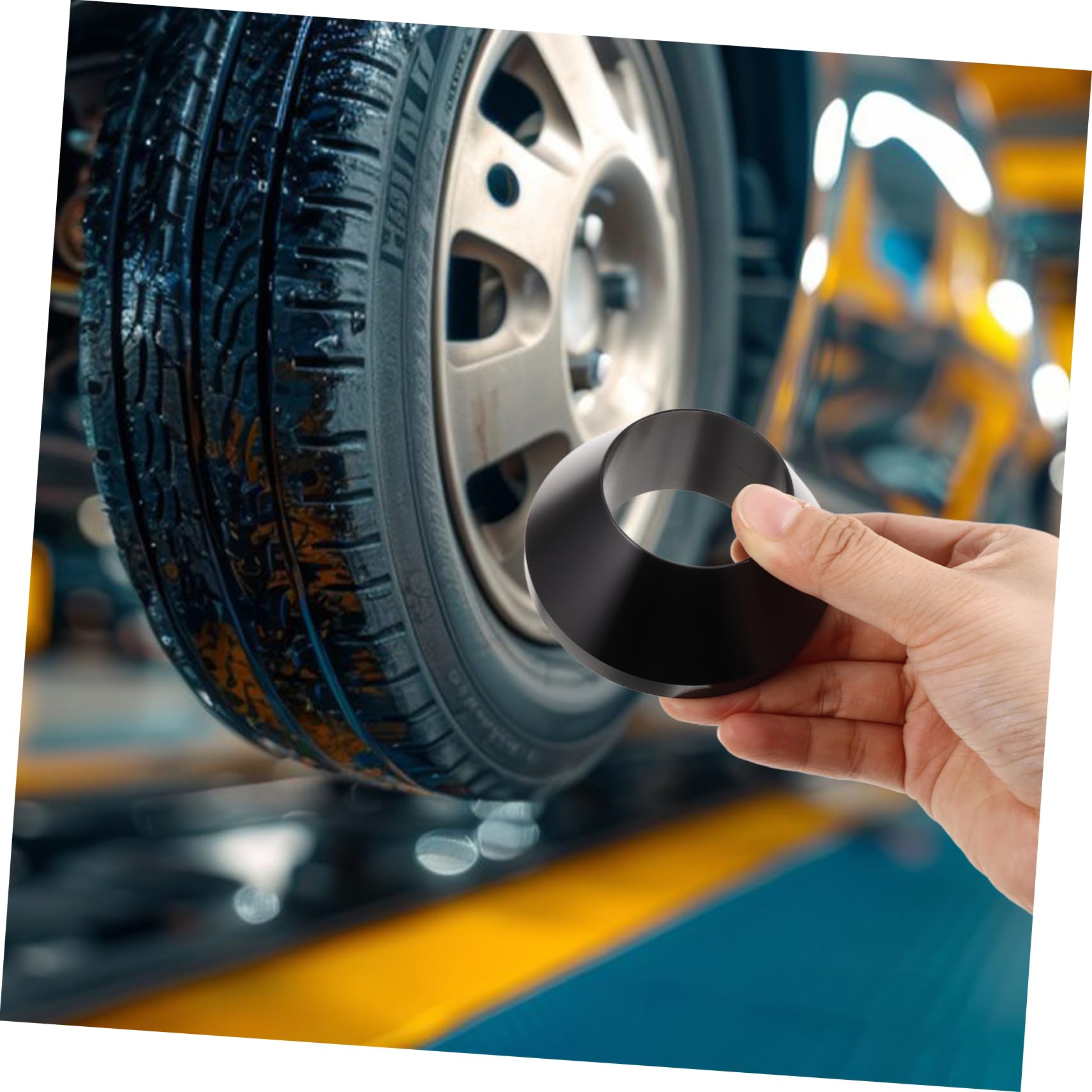 Gatuida 3pièces Manuel De Changement De Pneus Avec Cône De Centrage Aluminium Pour Équilibrage Des Roues Outil De Démontage Pour Camions De Fret Portuaire Modèle