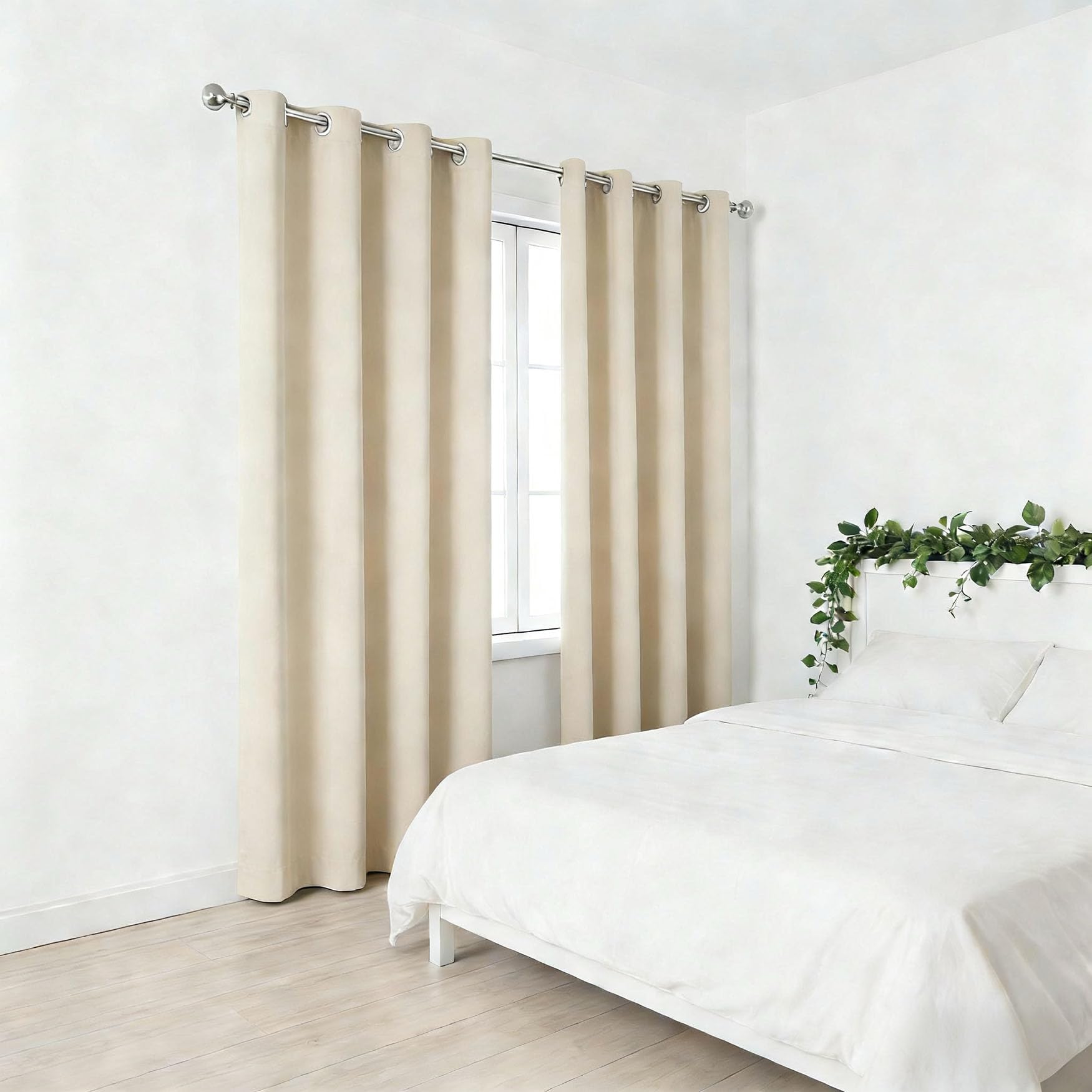 Rideau occultant beige moderne pour chambre et salon créez une ambiance cosy et tamisée chez vous