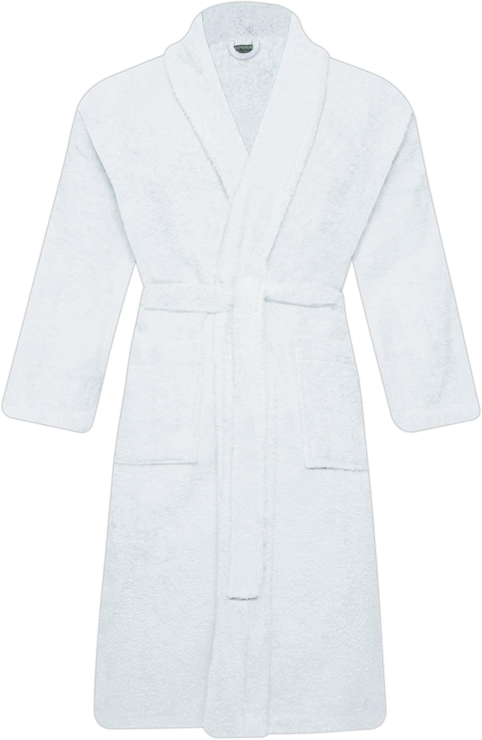 QCS MEN & WOMEN 100 COTTON TERRY TOWELLING SHAWL COLLAR BATHROBE