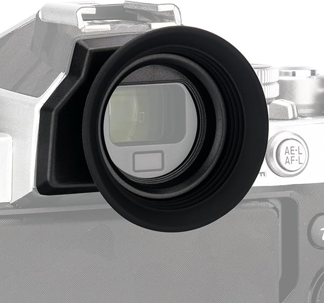 PROfezzion Extended-Type Soft Silicone Eyepiece for Nikon Zfc Z FC Mirrorless Digital Camera Replaces Nikon DK32 Eyecup