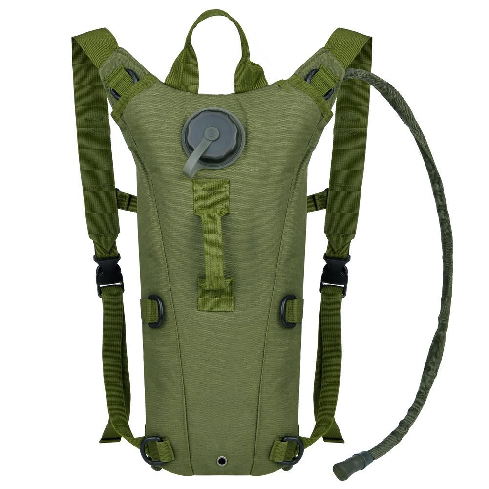 Hydration Backpack 2.5L Water Pack - Tactical Hydration Bladder For Hiking, Running, Cycling, Camping, Hands-Free Water