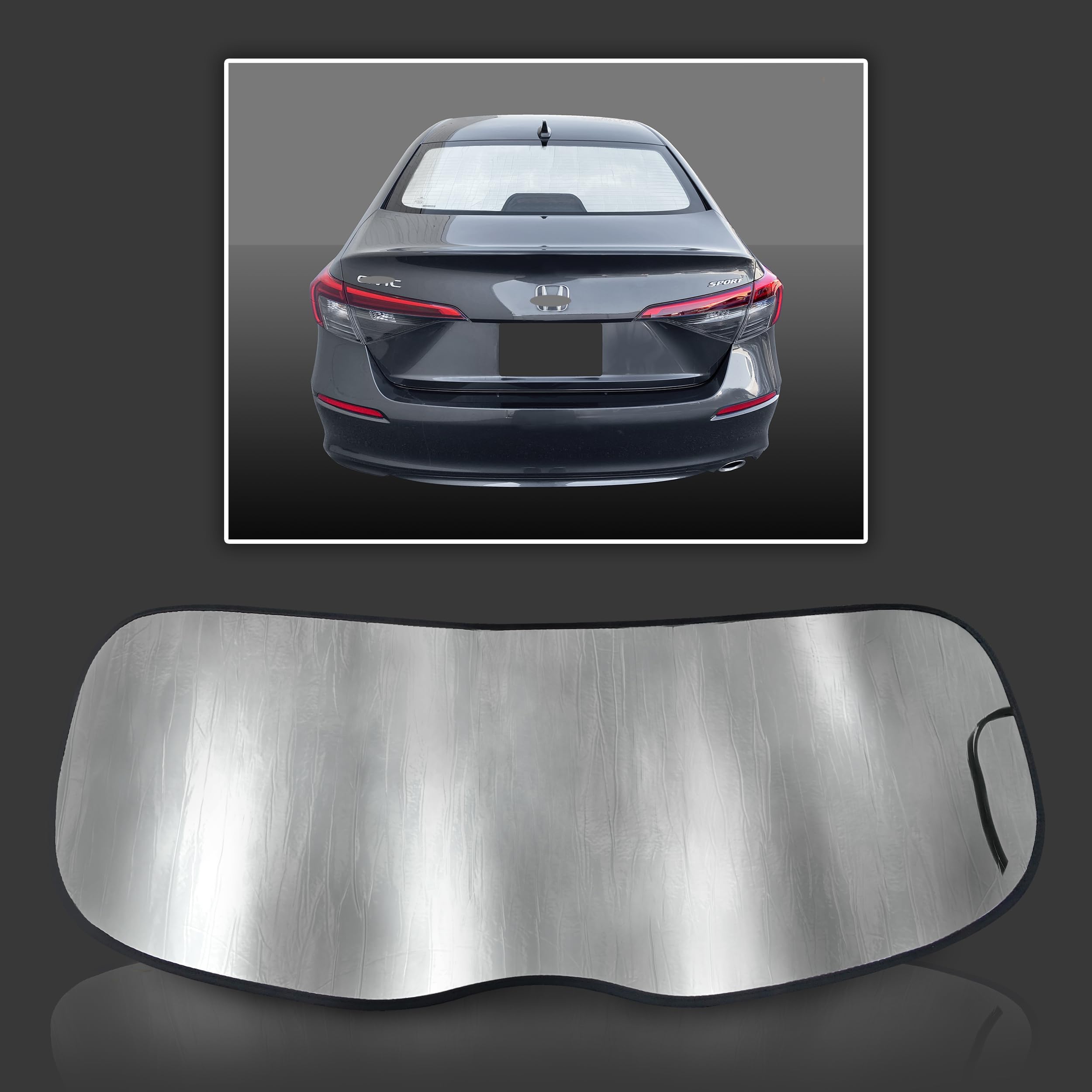 Galaxy Auto Shield Civic Sedan Tailgate Shade
