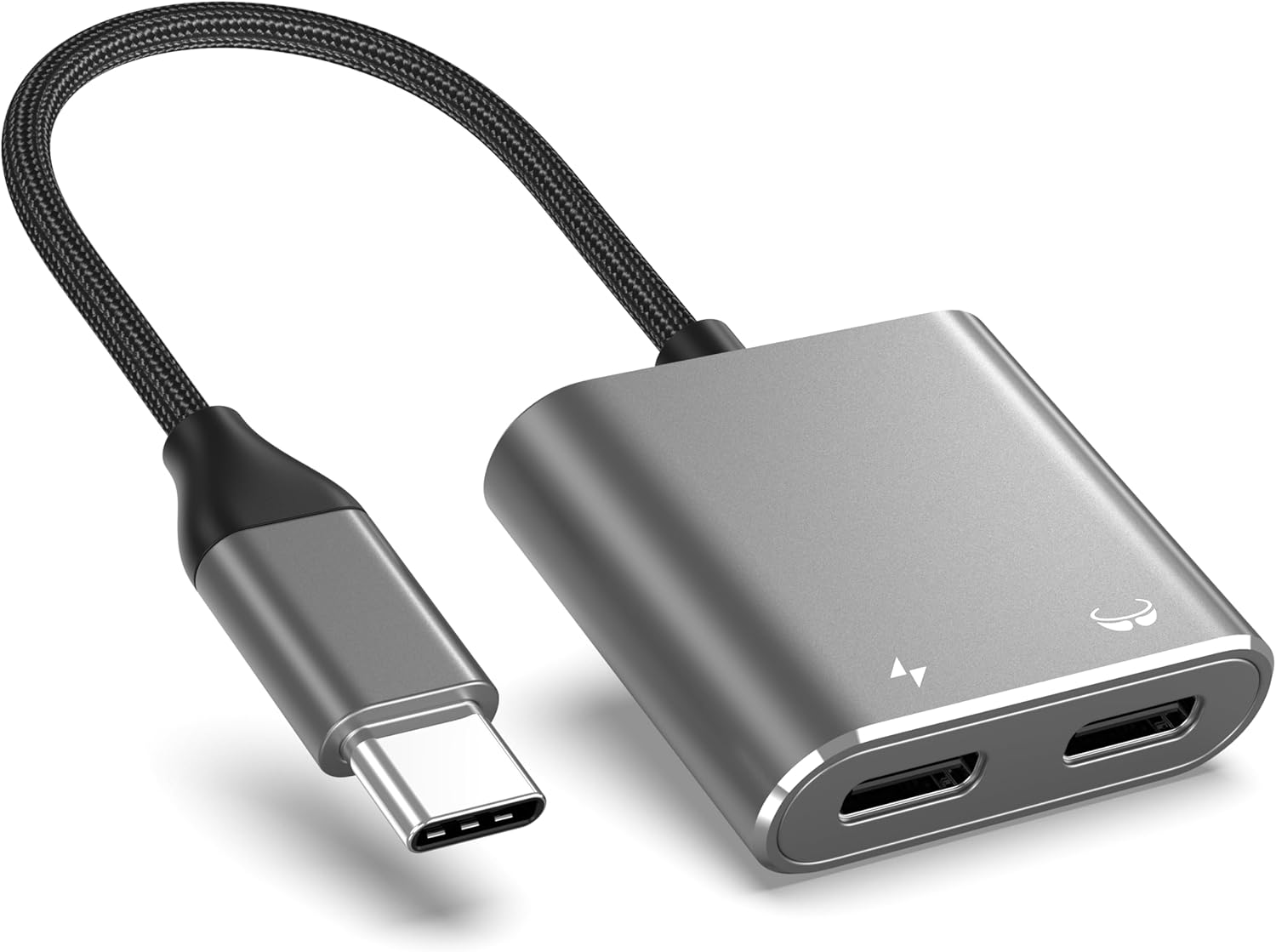 USB C to AR Glasses and Charging Adapter, Charge and Play, Up to 100W PD Fast Charging for Switch, Steam Deck, iPhone 15/16 & Viture/Rokid/Xreal AR Glasses Up to 1080P@120Hz/4K@60Hz Compatible