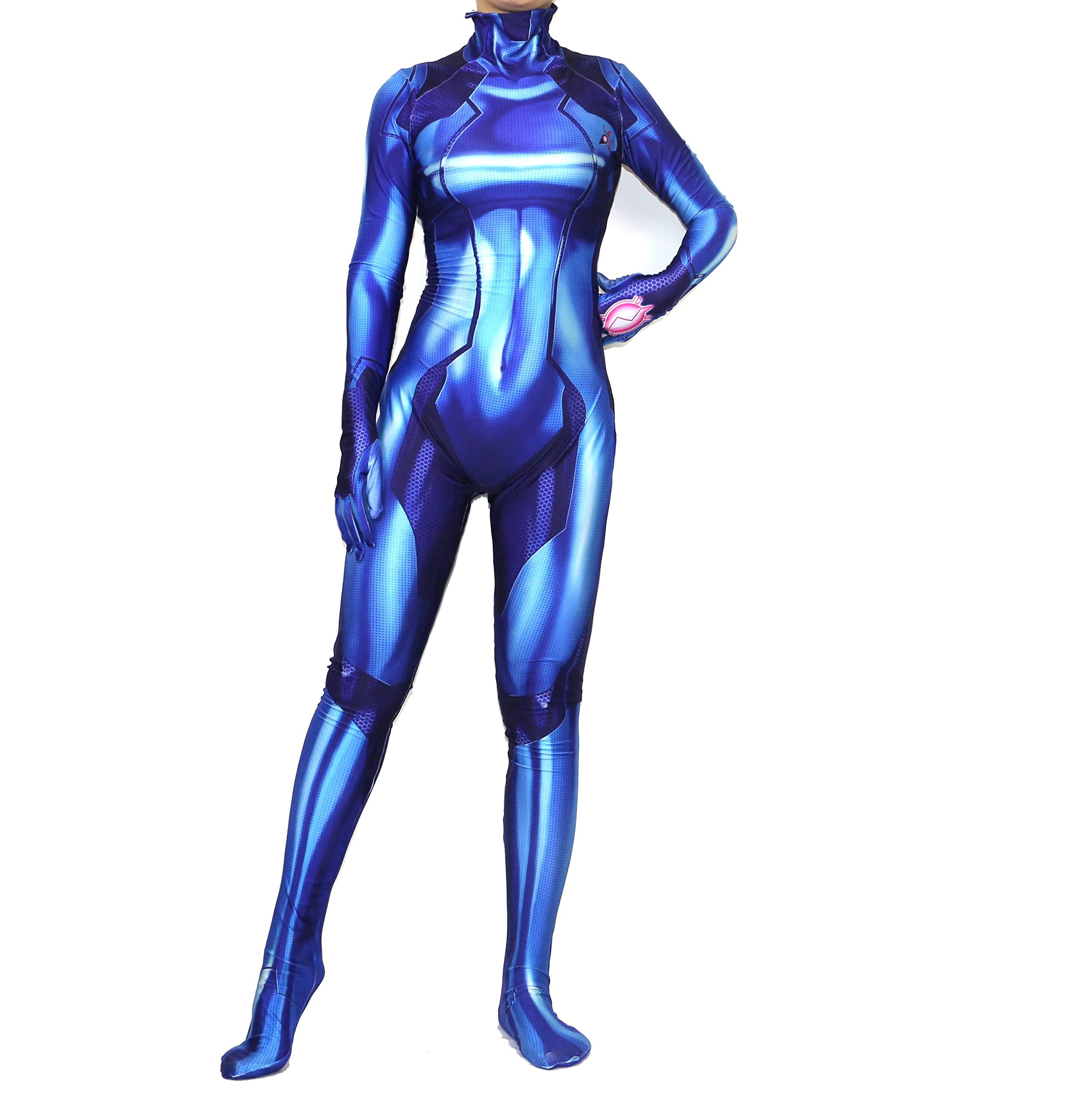 Texmex Lady Captain Suit Halloween Zentai Cosplay Costumes Suit Adult/Kids 3D Style
