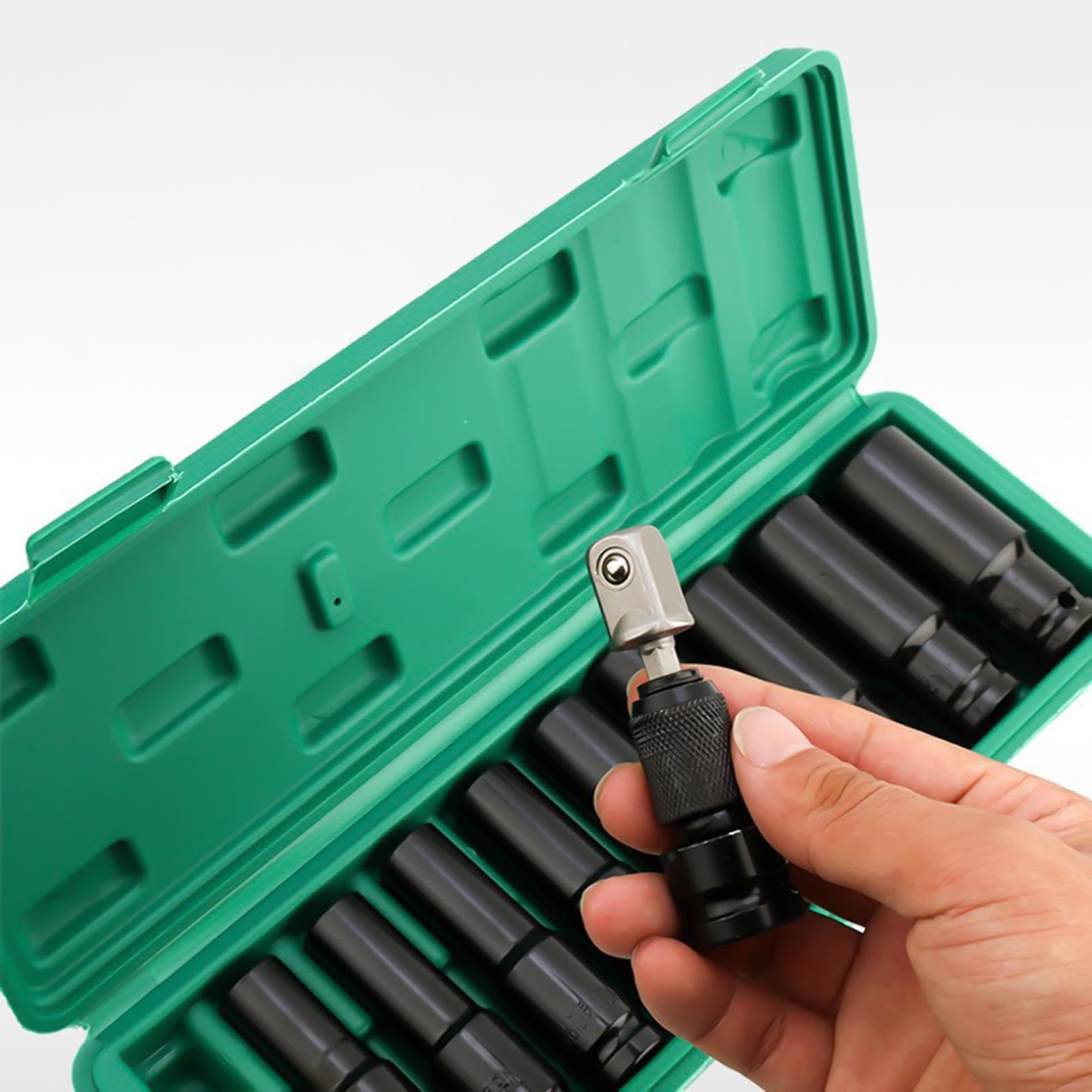 Douille hexagonale allongée 10-24 mm ajustement serré avec adaptateur