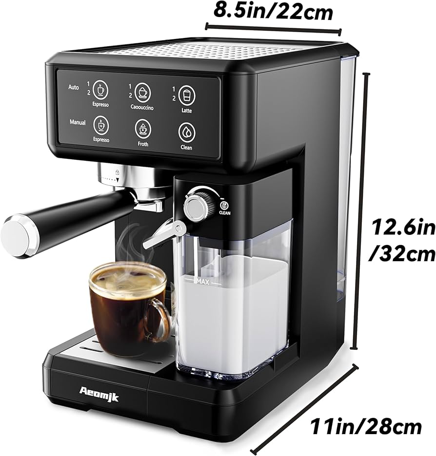 Aeomjk エスプレッソマシン 本体 Amazon | Aeomjk コーヒーメーカー, 20 Bar プロフェッショナル