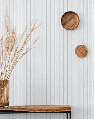 Miniatura 4 de Papel tapiz prepegado de imitación gris perla