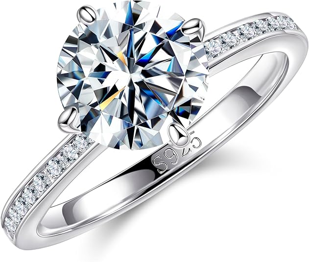 2CT Moissanite Engagement Rings - $54.99