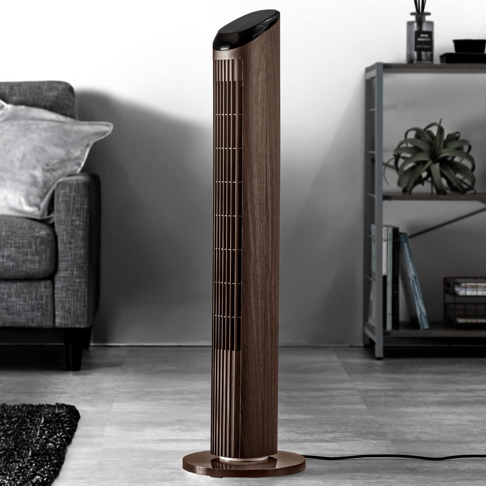 Amazon.co.jp : タンスのゲン 扇風機 DCモーター タワーファン 風量8