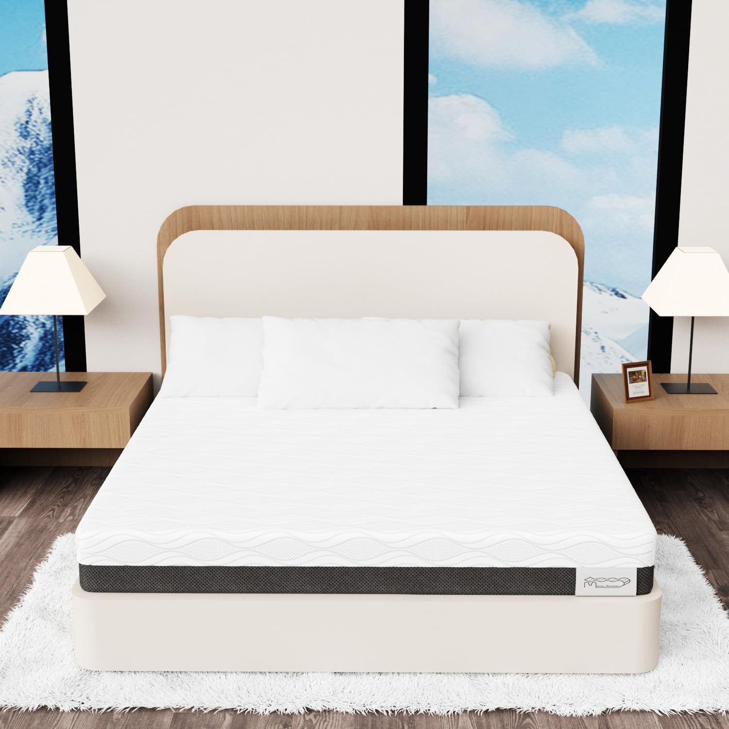 Materasso 180 x 200 cm, H3, 7 zone, altezza 20 cm, durezza H2/H3, materasso in schiuma fredda (180 x 200 x 200 cm)