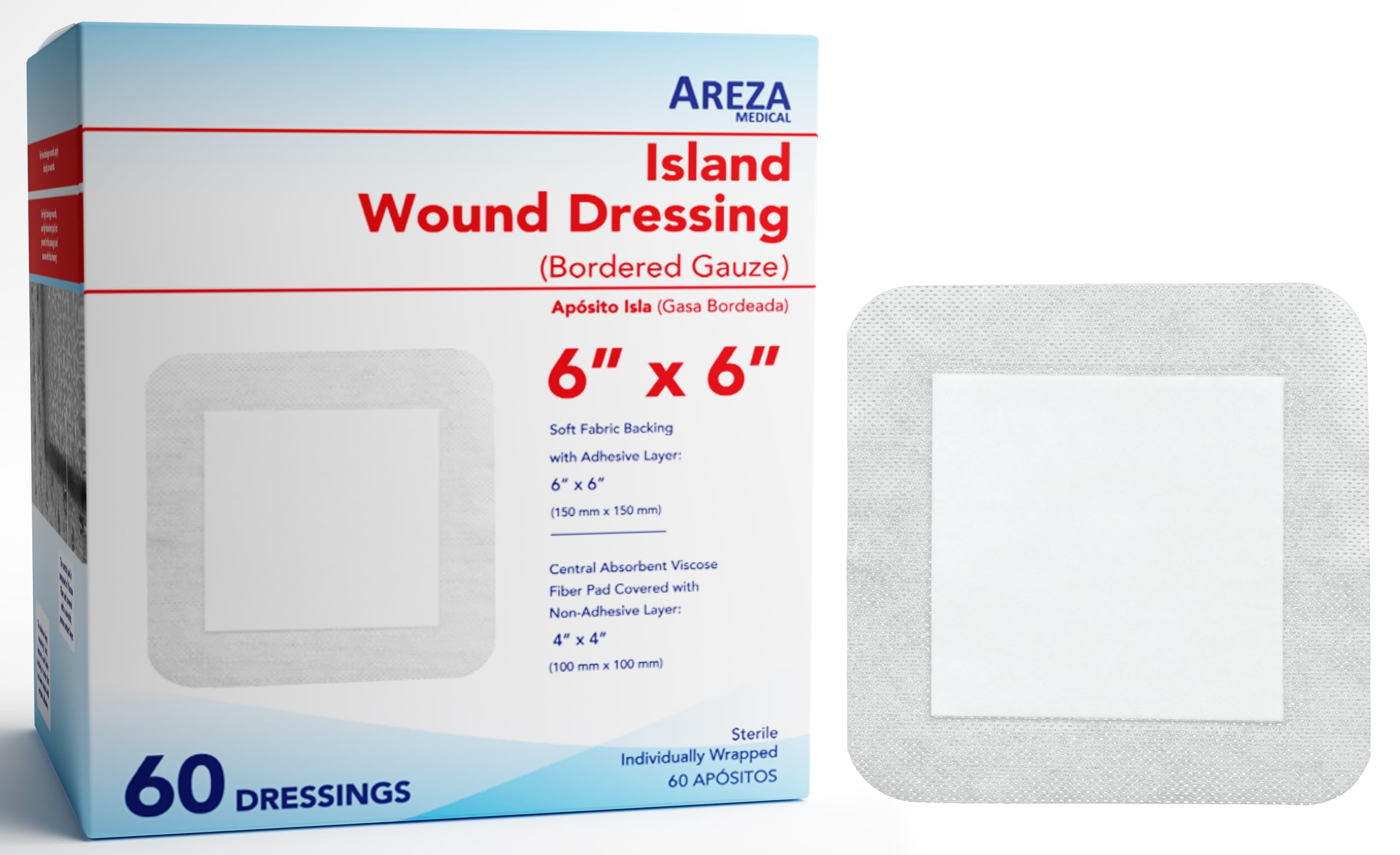 Areza Medical Gauze Dressing - Sterile & Latex-Free -1 Areza Medical Gauze Dressing - Sterile & Latex-Free -1
