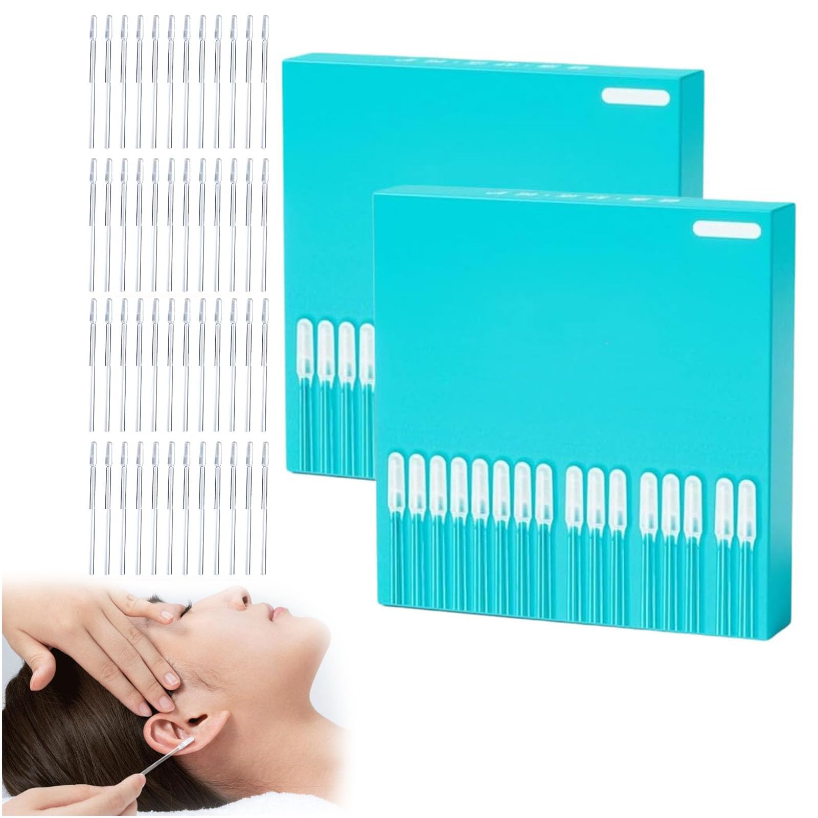 2026 New Sticky Ear Cleaning Sticks Gentle Visible Ear Care 48pcs Gentle Ear Cleaning Sticky Stick Reusable Ear