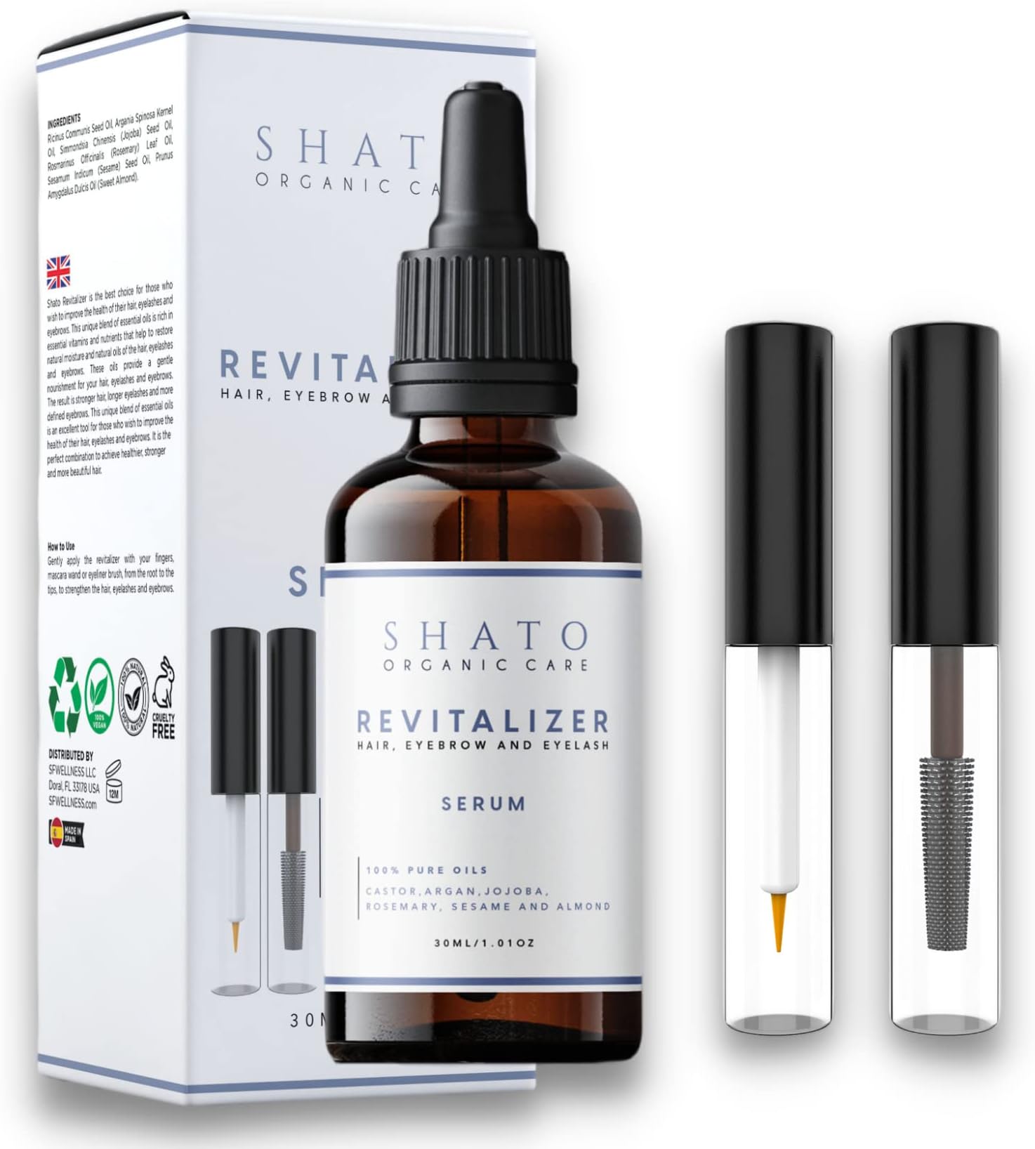 Shato Revitalizing Serum for Hair, Eyelash and Eyebrow