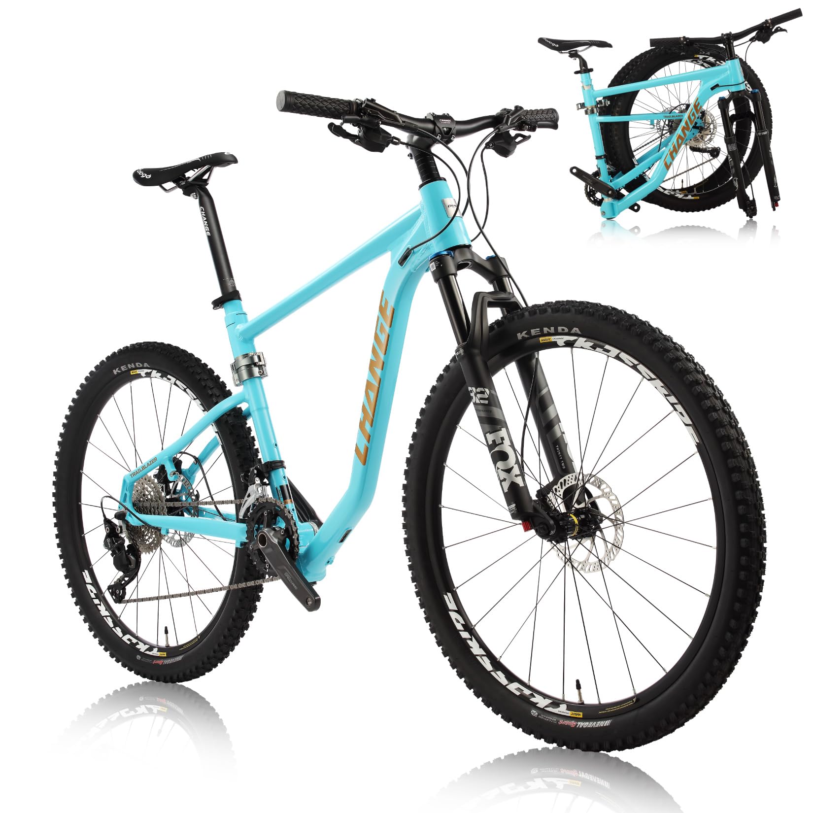 Amazon | 折りたたみ自転車 - CHANGE 27.5インチ 大人用 マウンテン