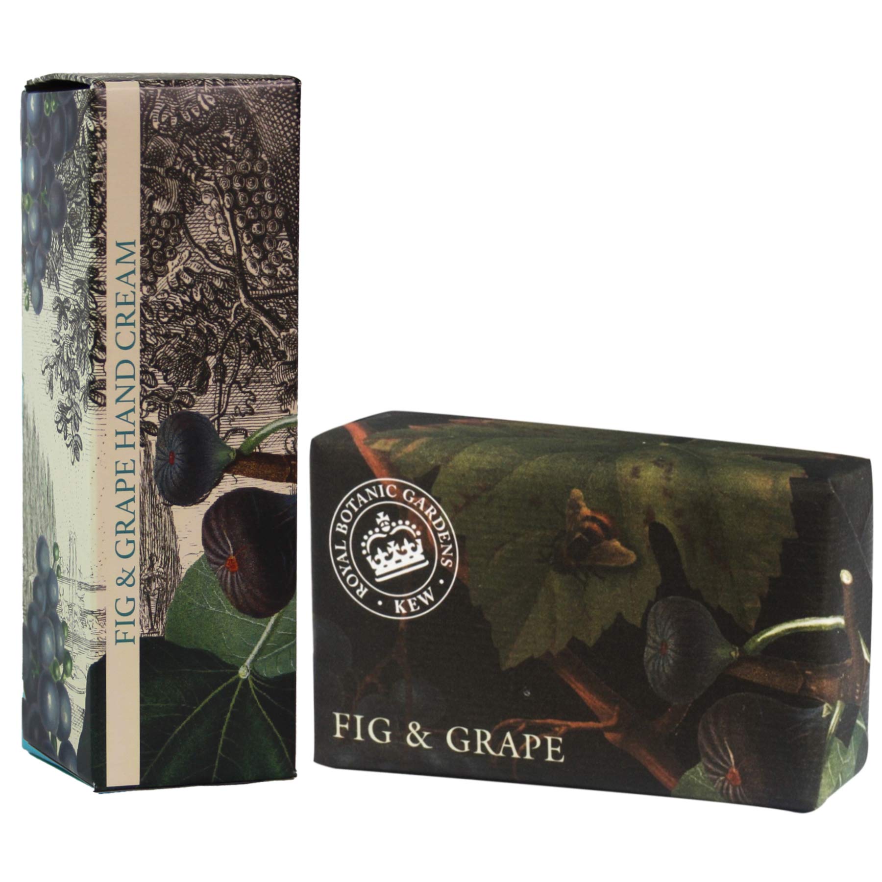 Royal Botanic Gardens KEW Hand Cream & Shea Butter Set - Fig & Grape