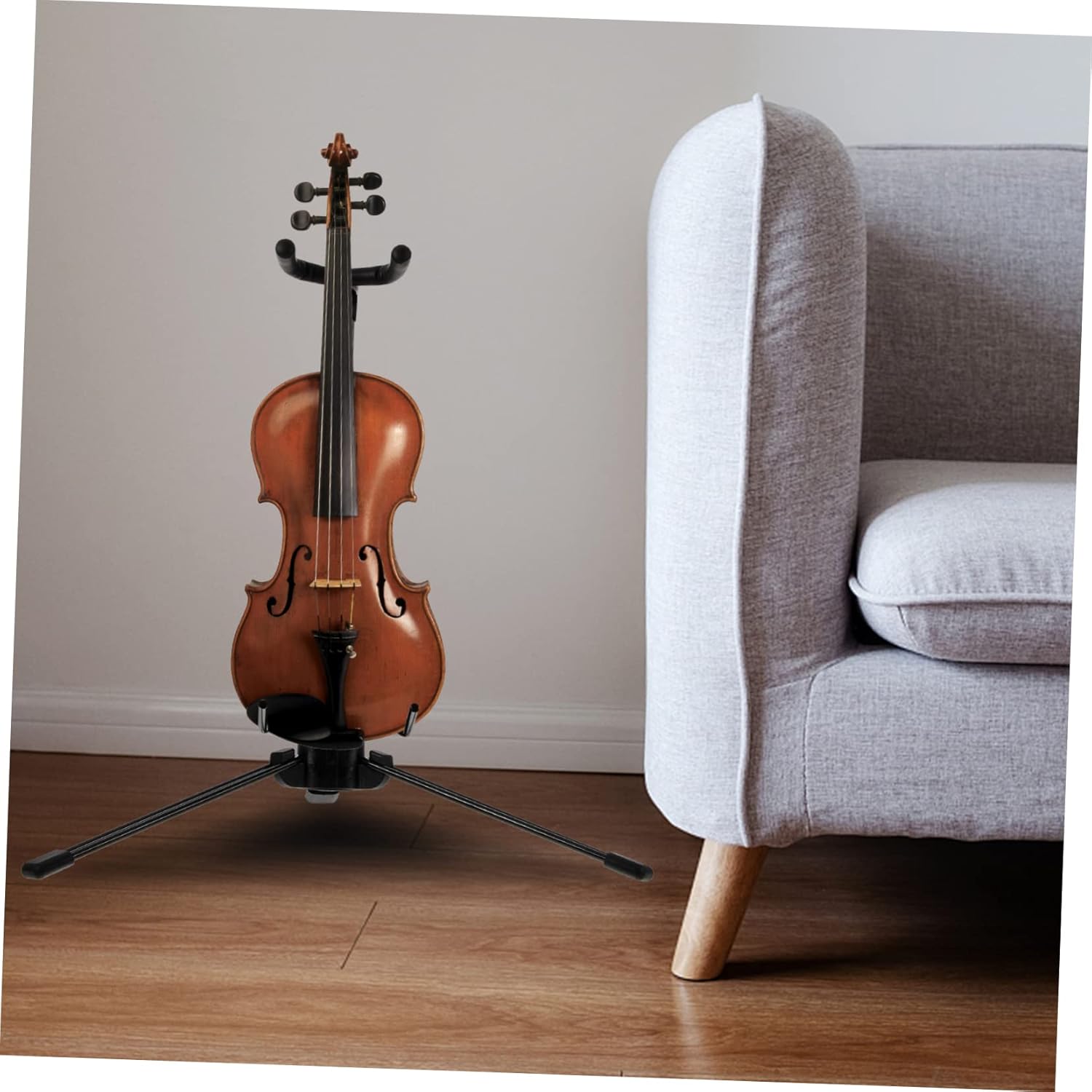 SHOWERORO Foldable Metal Aerophone Stand Adjustable Digital Wind Instrument Holder for Convenient Storage and Stability