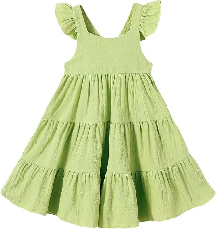 sage green girls dress