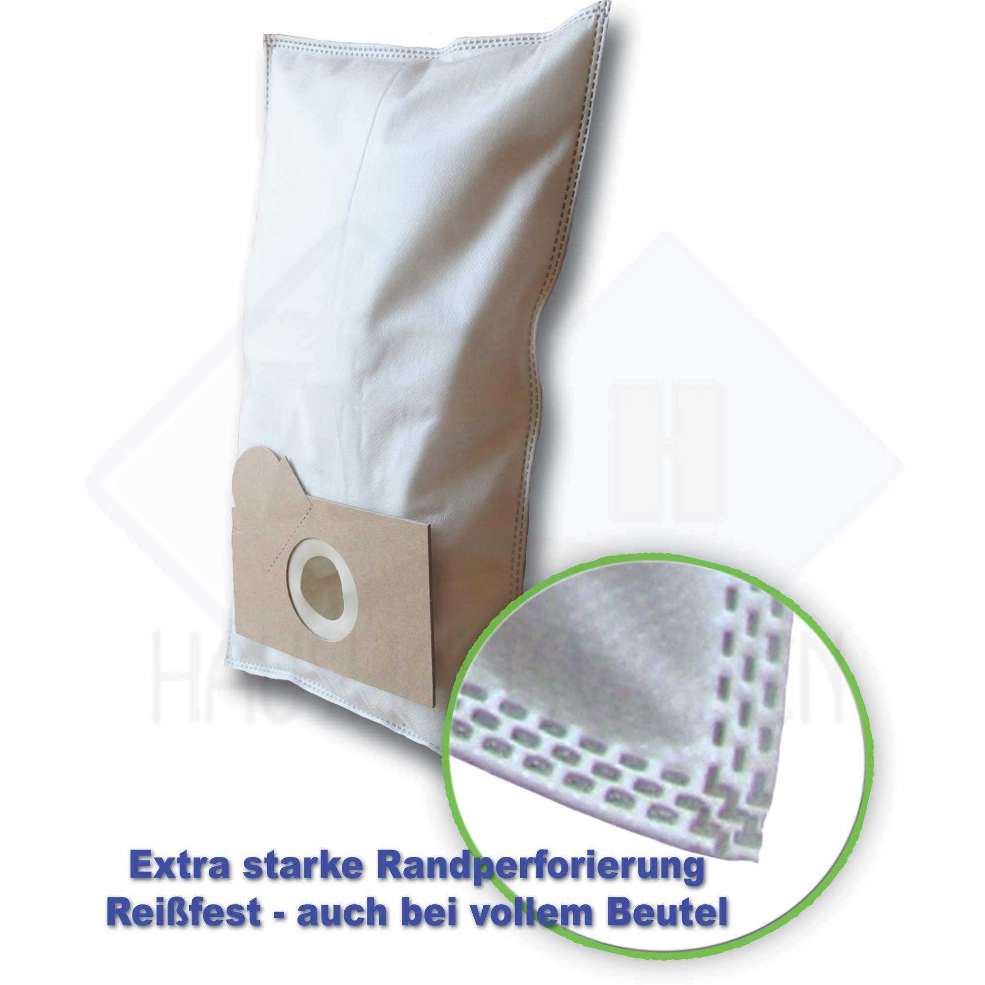 20 Staubsaugerbeutel 5-lagen Vlies – Passend Für FAKIR/NILCO 1207, 1217, 1217C, Inkl. 6 Filter