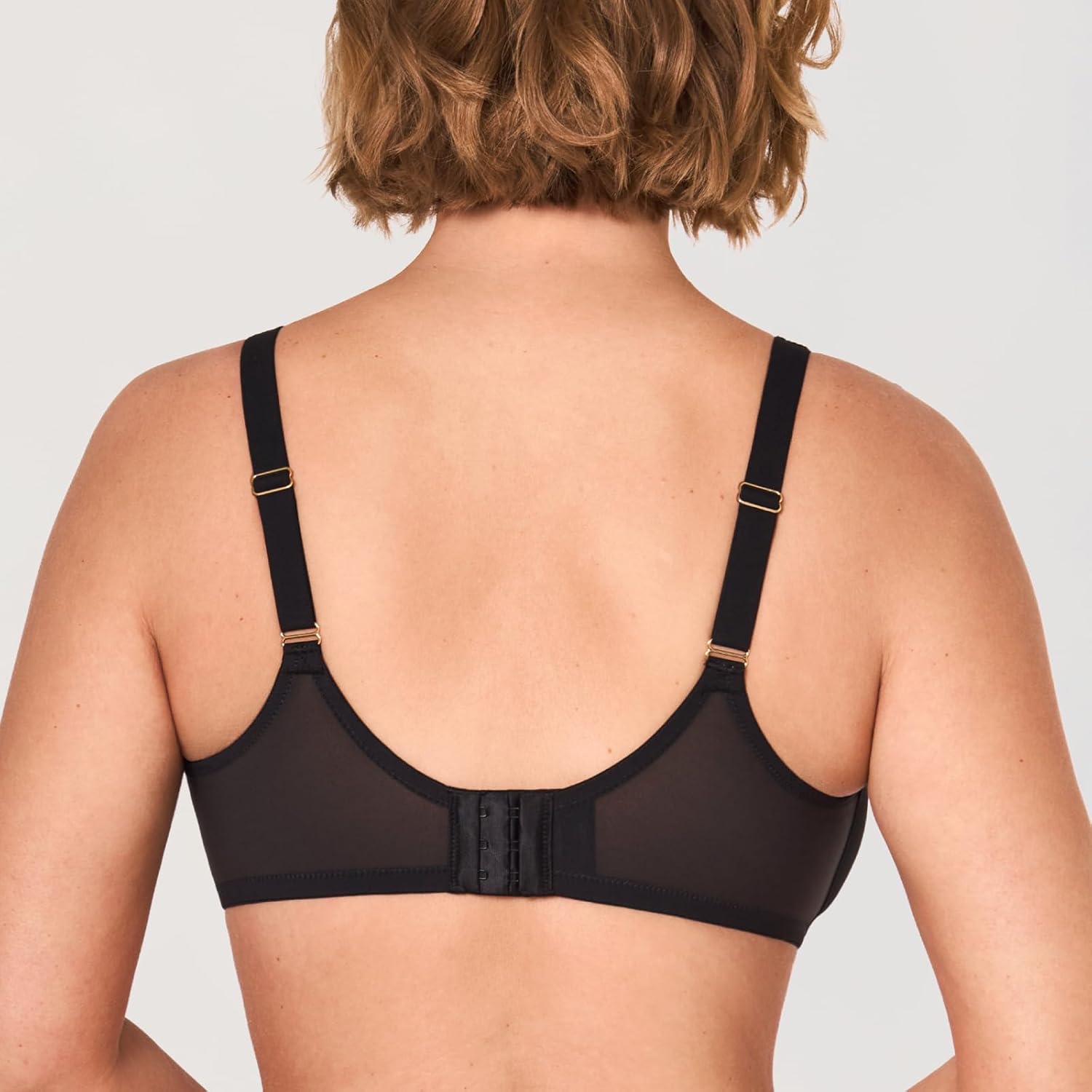 DELIMIRA Women's Cosnufy Sheer Balconette Bra Full Coverage See Through Plus Size Unlined Underwire Bras - Image 2