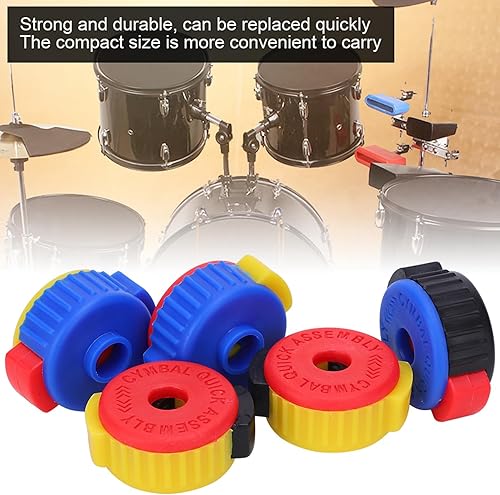 Miniatura 3 de Tuerca de liberación rápida de tambor, platillo de liberación rápida de tuerca de extracción de soporte de rosca Accesorios de repuesto de