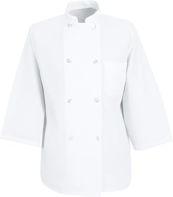 Chef Designs Men's 3/4 Sleeve Chef Coat