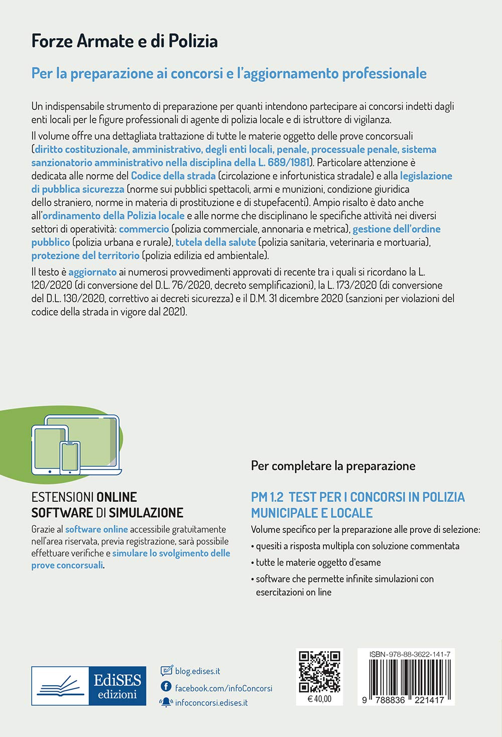 Concorso Polizia municipale. Agenti di polizia e locale e istruttori di vigilanza. Manuale completo per le prove d'esame. Con software di simulazione